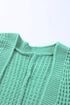 Long Line Open Front Knitted Cardigan With Pockets